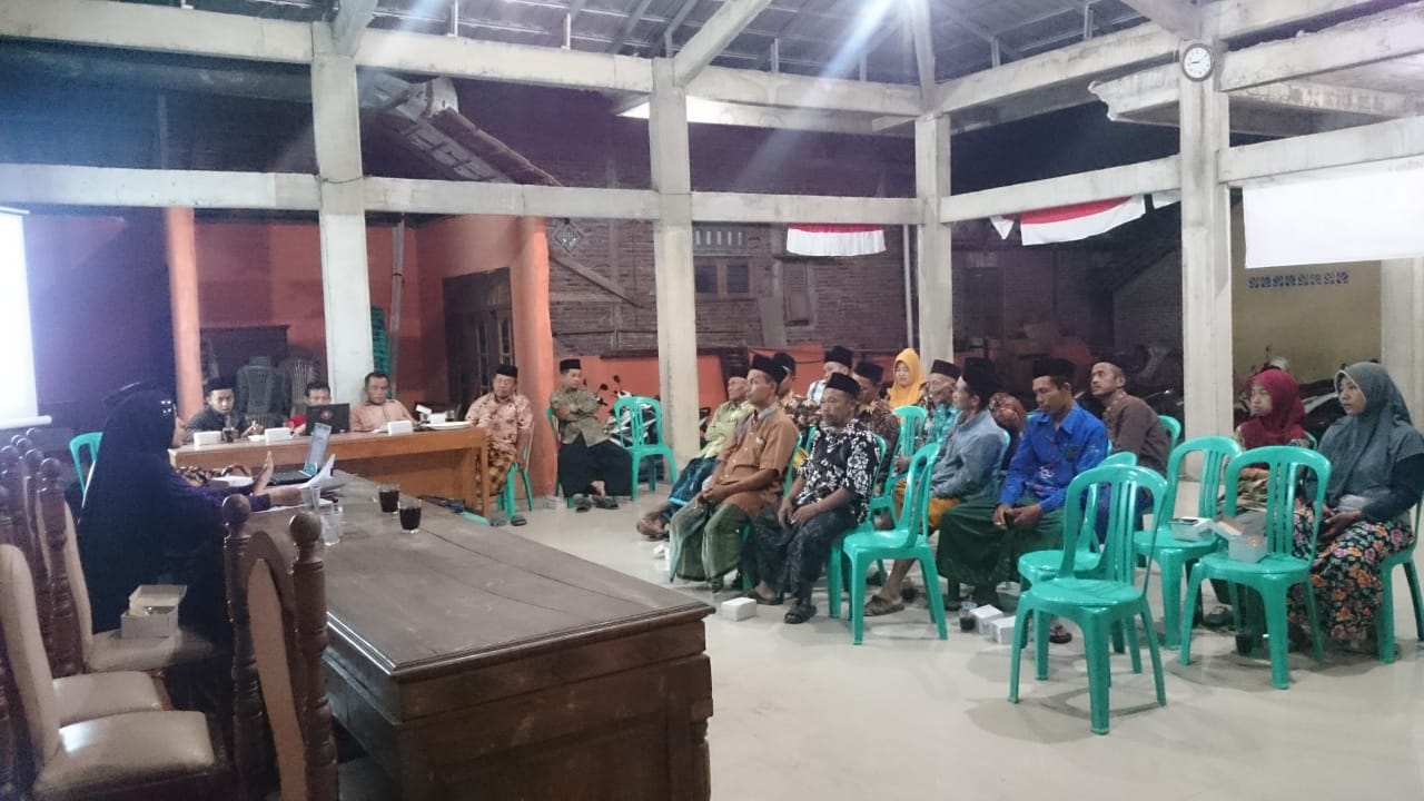 Musyawarah Penetapan DPT Pengisian BPD Desa Sukodadi Masa Jabatan 2019/2025
